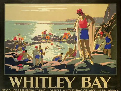 LNER poster with romantic view of Table Rocks.