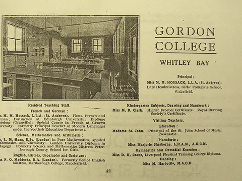Ad for Gordon College.