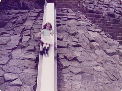 The slide.