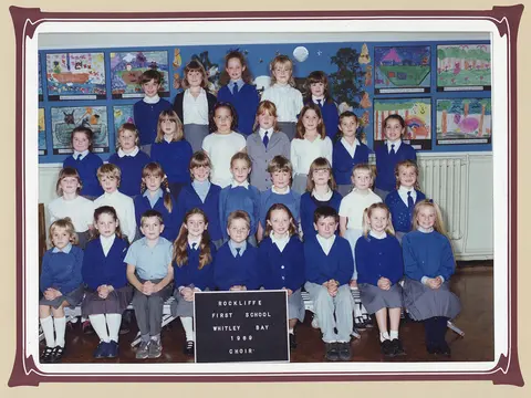 The choir, 1989.